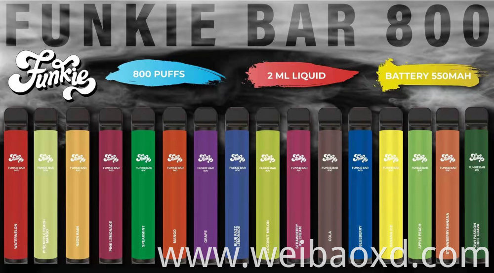 Fruit flavors disposable vapes